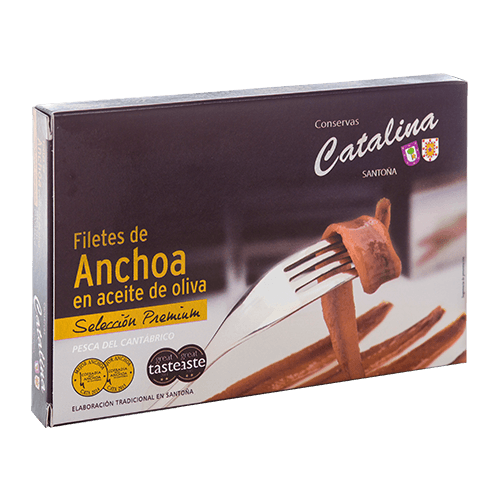 Filetes de Anchoas Selección Catalina - 10 Filetes 110 g