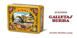 [CJ-0633] Surtido de Galletas Caja Metálica 500G - Birba
